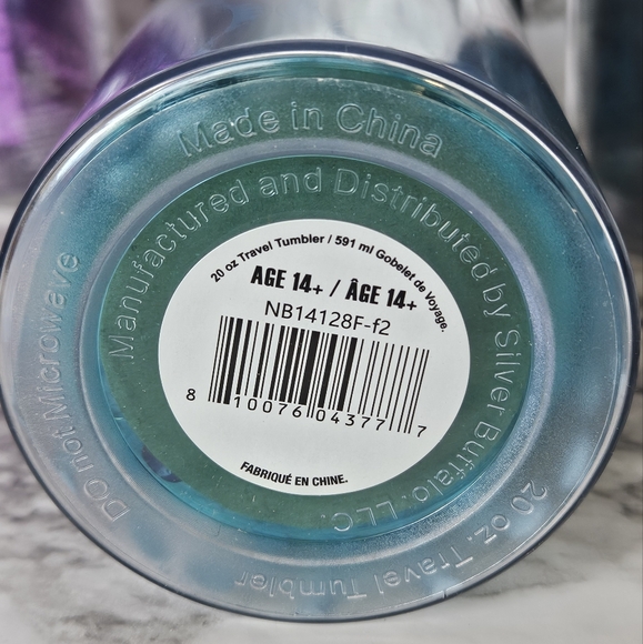 NWT Cold Drink Tumbler with Reusable Straw 20oz Various Styles - Picture 11 of 12